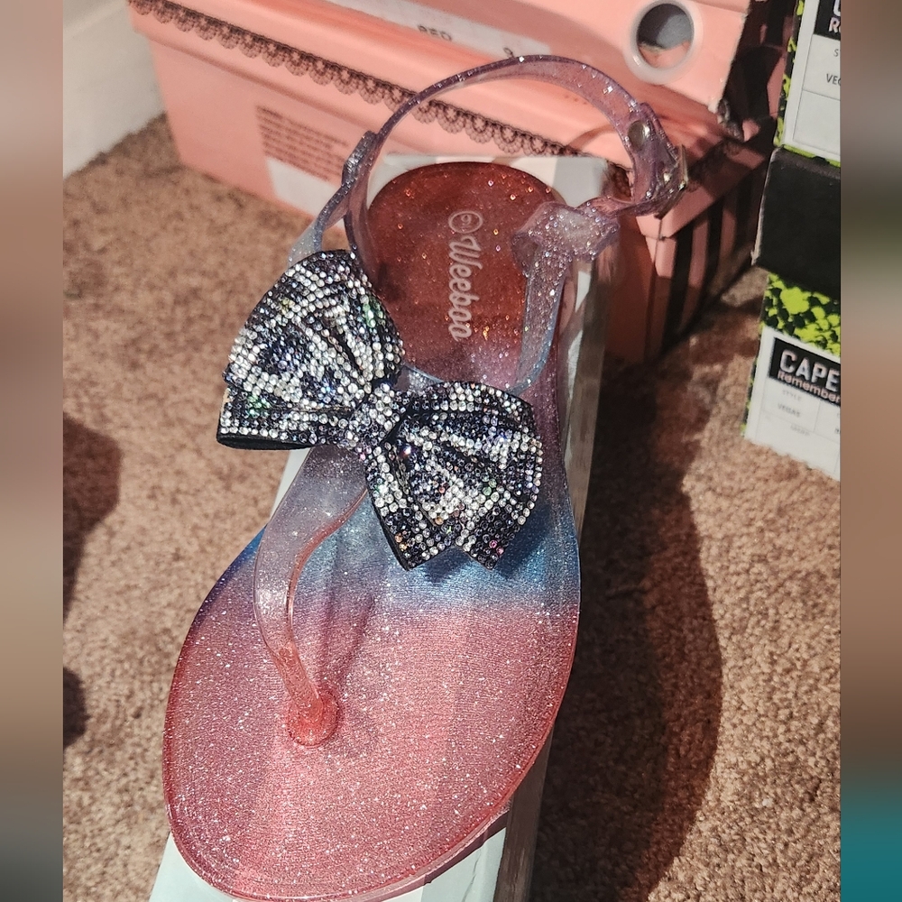 Purple Jelly Sandal